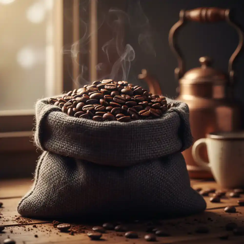 Bag of Midnight Espresso coffee